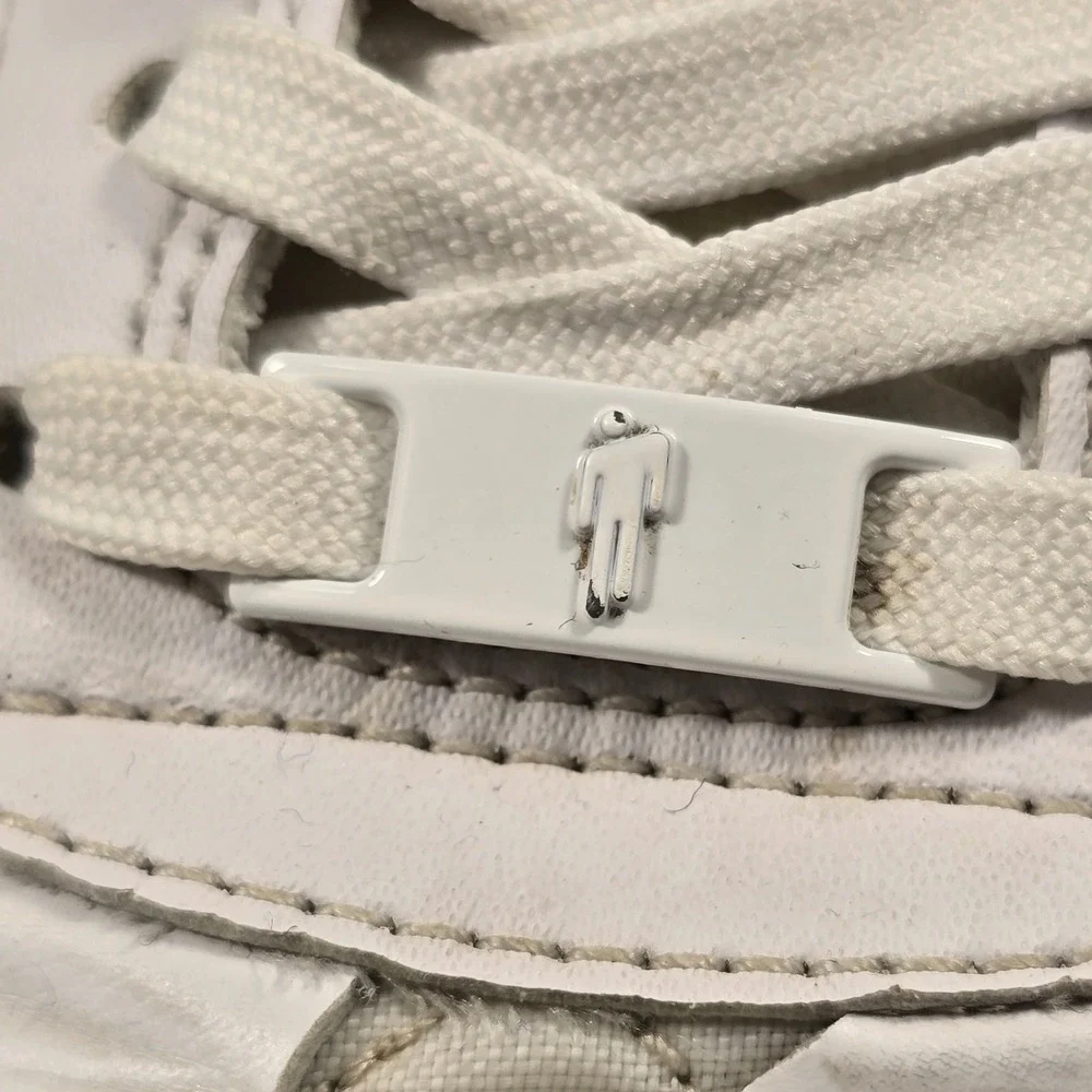 Nike Air Force 1 Billie Eilish Triple White Sneakers Mens10 Patchwork DZ3674-100